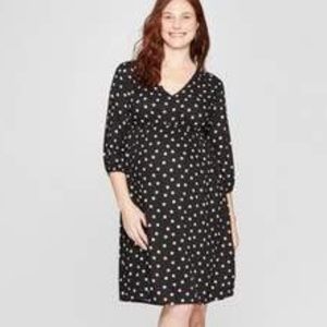 XXL Polka Dot Maternity Dress